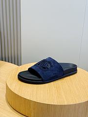Okify Dolce & Gabbana Dark Blue Men Slides  - 2