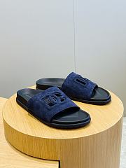 Okify Dolce & Gabbana Dark Blue Men Slides  - 3