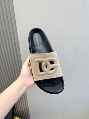 Okify Dolce & Gabbana Beige Men Slides  - 6