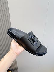 Okify Dolce & Gabbana Black Men Slides  - 4