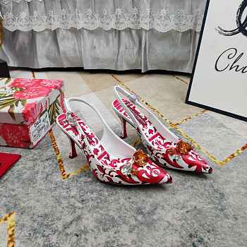Okify Dolce & Gabbana Pink High Heels (has big size)