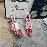 Okify Dolce & Gabbana Pink High Heels (has big size) - 5