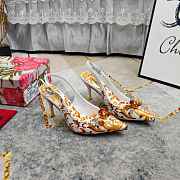 Okify Dolce & Gabbana Yellow High Heels (has big size) - 1