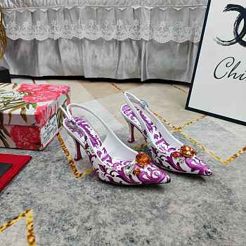 Okify Dolce & Gabbana Purple High Heels (has big size)