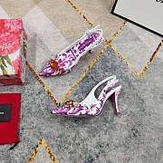 Okify Dolce & Gabbana Purple High Heels (has big size) - 5