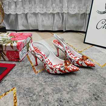 Okify Dolce & Gabbana Red High Heels (has big size)