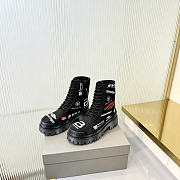 Okify Balenciaga Black Men Boots - 6