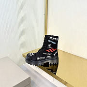 Okify Balenciaga Black Men Boots - 2