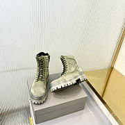 Okify Balenciaga Dusty Green Men Boots - 4