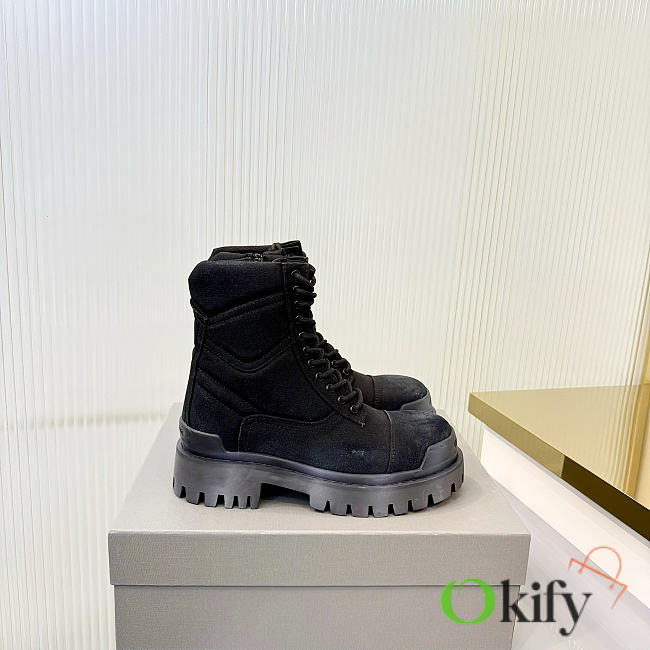 Okify Balenciaga Black Men Boots 29992 - 1