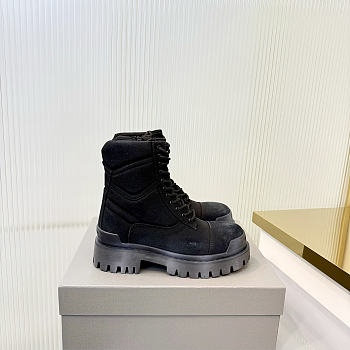 Okify Balenciaga Black Men Boots 29992