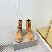 Okify Balenciaga Brown Men Boots - 6