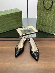 Okify Gucci Black Slingback 29997 (has big size) - 5