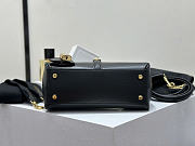 Okify Celine Mini 16 Bag Black Satinated Calfskin 23x18x10cm - 5