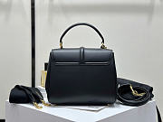 Okify Celine Mini 16 Bag Black Satinated Calfskin 23x18x10cm - 3
