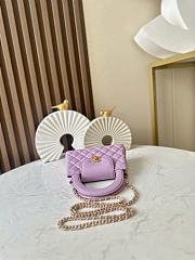 Okify CC Nano Kelly Bag Purple 13x19x7cm - 3