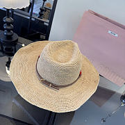 Okify MiuMiu Raffia Wide Brim Hat - 2