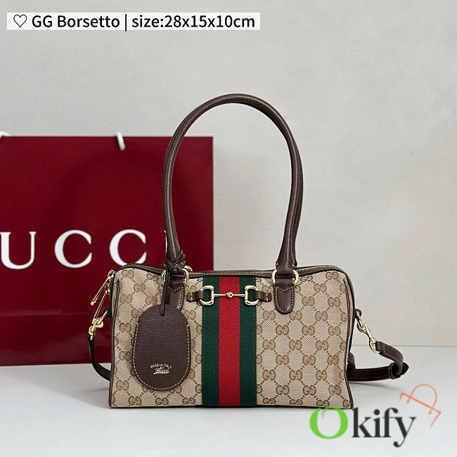 Okify Gucci Borsetto Boston Bag 866732 28x15x10cm - 1