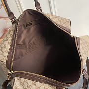 Okify Gucci Essence Classic Medium Duffle Bag Sand And Brown A006XM 45x27x23cm - 6