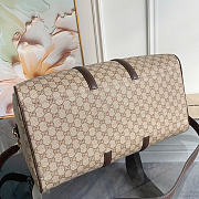 Okify Gucci Essence Classic Medium Duffle Bag Sand And Brown A006XM 45x27x23cm - 2