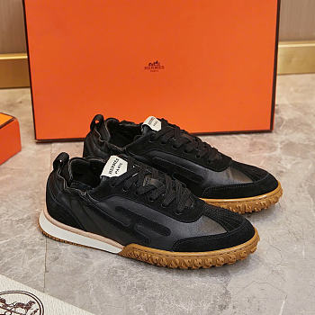 Okify Hermes Black Sneakers Unisex