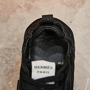 Okify Hermes Black Sneakers Unisex - 3