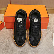 Okify Hermes Black Sneakers Unisex - 2
