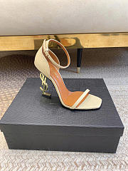 Okify YSL Opyum White High Heels 10.5cm - 4