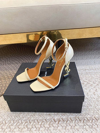 Okify YSL Opyum White High Heels 10.5cm