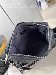 Okify Louis Vuitton Mahina Hand It All PM Bag Black M24255 29x18x13cm - 4