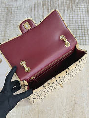 Okify CC Dot Fur Flap Bag 25x15x6.5cm - 4
