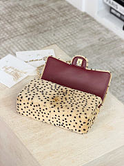 Okify CC Dot Fur Flap Bag 25x15x6.5cm - 3