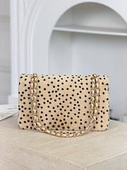 Okify CC Dot Fur Flap Bag 25x15x6.5cm - 2