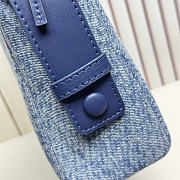 Okify CC Small Denim Blue Pouch 29.5x18.5x7.5cm - 4