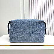 Okify CC Small Denim Blue Pouch 29.5x18.5x7.5cm - 2