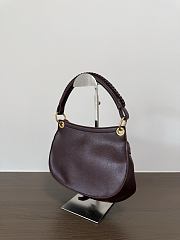 Okify MiuMiu Rendez-vous Small Bag Dark Brown 5BC221 26x19x8cm  - 3