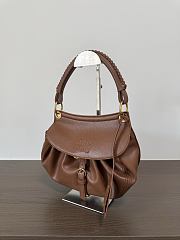 Okify MiuMiu Rendez-vous Small Bag Brown 5BC221 26x19x8cm  - 5