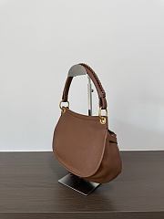 Okify MiuMiu Rendez-vous Small Bag Brown 5BC221 26x19x8cm  - 3