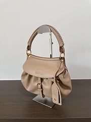 Okify MiuMiu Rendez-vous Small Bag Beige 5BC221 26x19x8cm  - 6