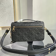 Okify Louis Vuitton Pochette Metis East West Bag Black M46596 21.5x13.5x6cm  - 3