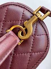 Okify YSL Gaby Vanity Bag Red Burgundy 22.5x15x8cm - 2