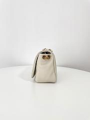 Okify YSL Jamie Bag White Lambskin 25x16x7cm - 2