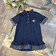 Okify Fendi Denim Blue Kid Dress  - 1