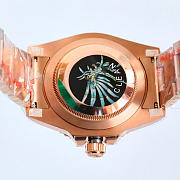 Okify Rolex GMT-Master II Rose Gold And Silver Watch 30040 - 5