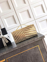 Okify CC Clutch Bag Gold Metallic AS6044 25x13x4.5cm - 4