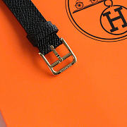 Okify Hermes Heure H Gold Watch Black Strap 21mm - 6