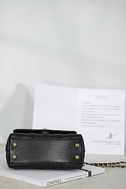 Okify CC Mini Coco Handle Bag Black 19x13x9cm - 4