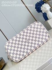 Okify Louis Vuitton Neverfull Inside Out MM Damier Bag Blue 47x28x14cm - 6