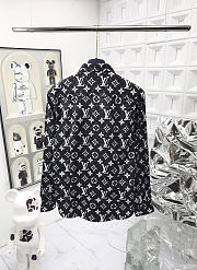 Okify Louis Vuitton Black Monogram Shirt (has big size) - 6