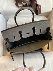 Okify Hermes Birkin 25 Bag Gray Togo 25cm - 6